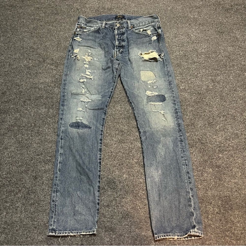 Vintage Polo Ralph Lauren Patch Work Jeans